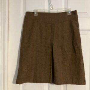 GAP Brown Herringbone Skirt
